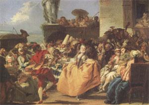 Giovanni Battista Tiepolo Carnival Scene or the Minuet (mk05) Sweden oil painting art